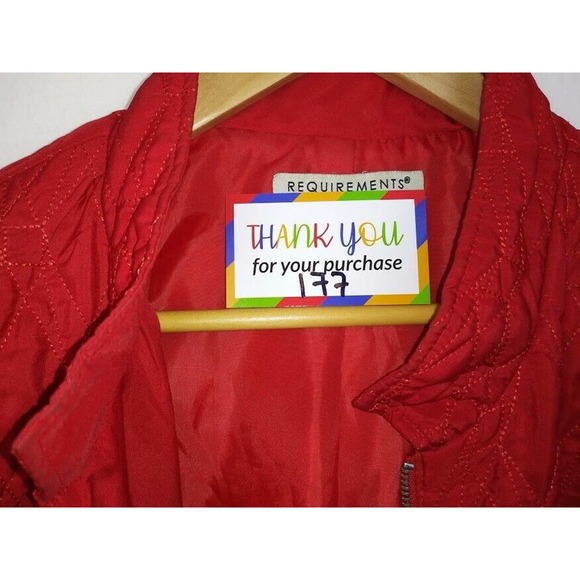 Requeriments Womens Jacket Medium RED - Picture 5 of 5